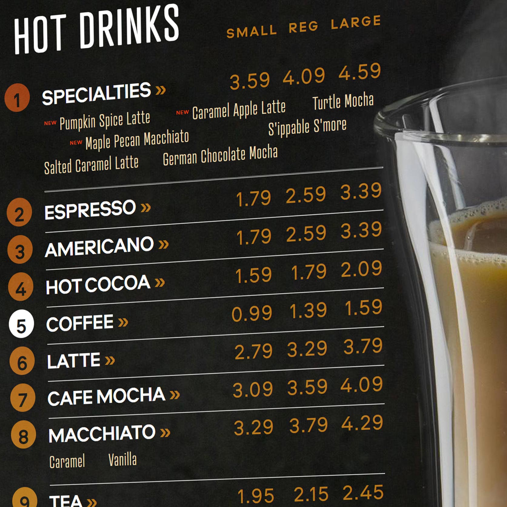 J.L. Hufford Digital Menus