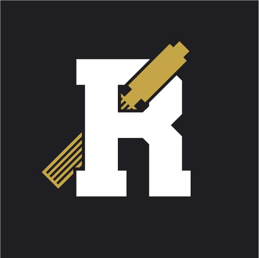 Purdue Reamer Club Simple Logo Full Color on Black