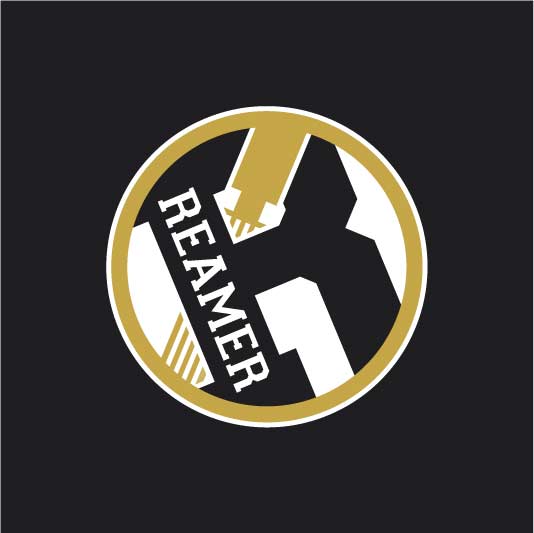 Purdue Reamer Club Logo Full Color on Black