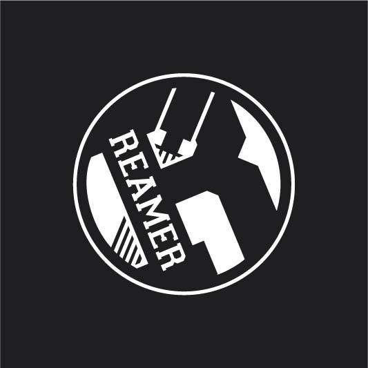 Purdue Reamer Club Logo One Color on Black