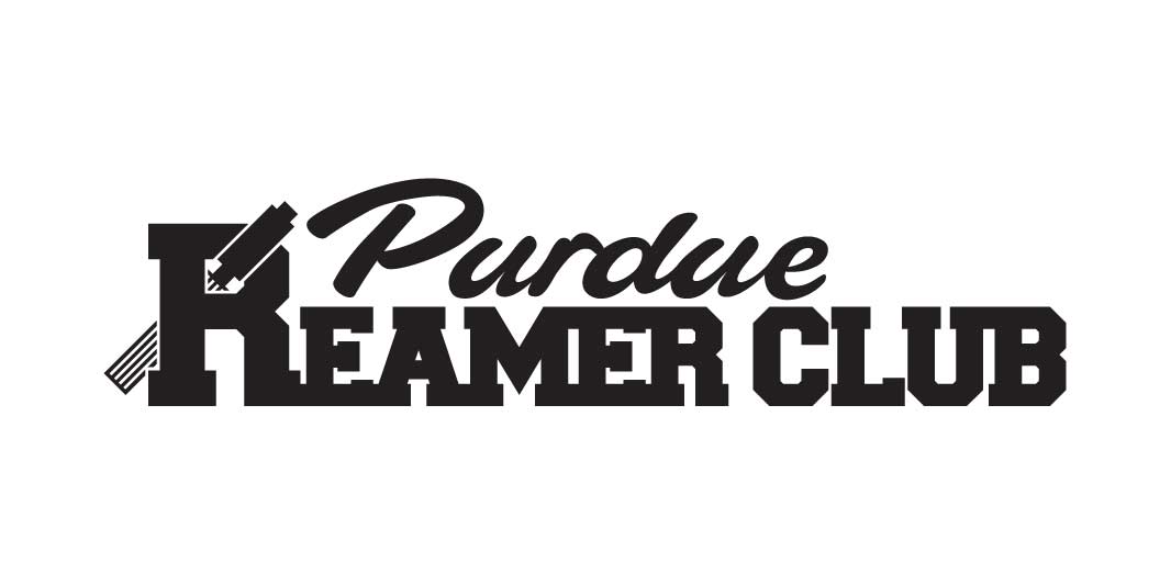 Purdue Reamer Club Logotype One Color on White