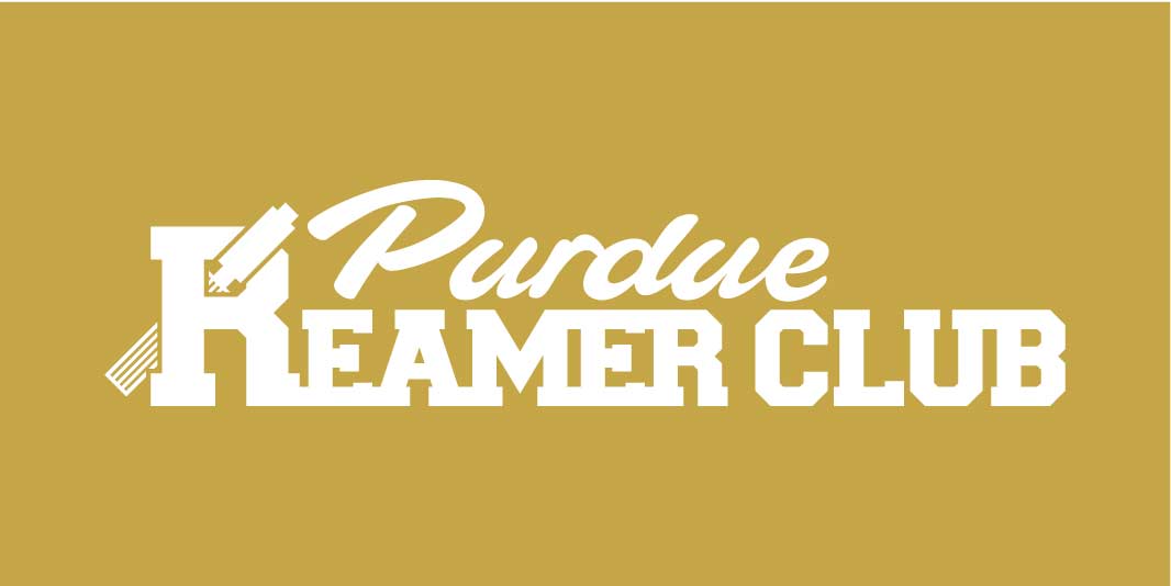 Purdue Reamer Club Logotype One Color on Color