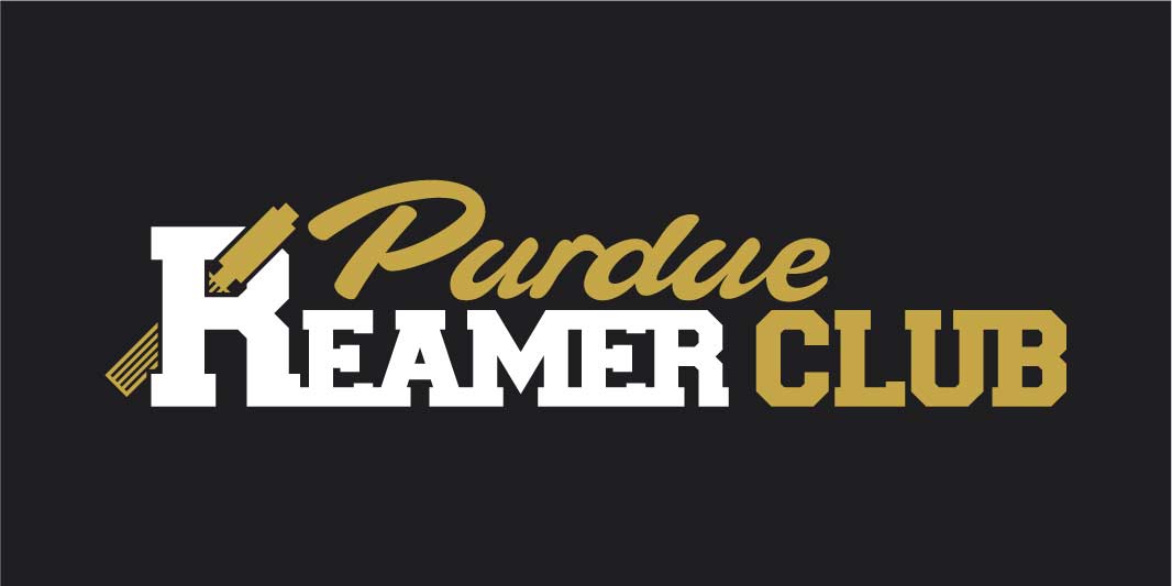 Purdue Reamer Club Logotype Full Color on Black