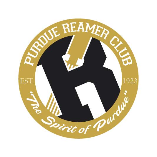 Purdue Reamer Club Seal Full Color on White
